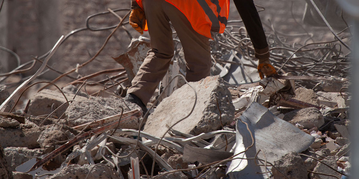 Post-construction cleaning service